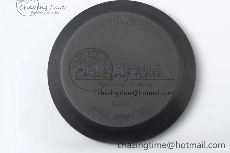 Black Black Rubber Strap on A7750 Best Daytona Ceramic Pusher Black 5GF Edition Dial Gray 0825